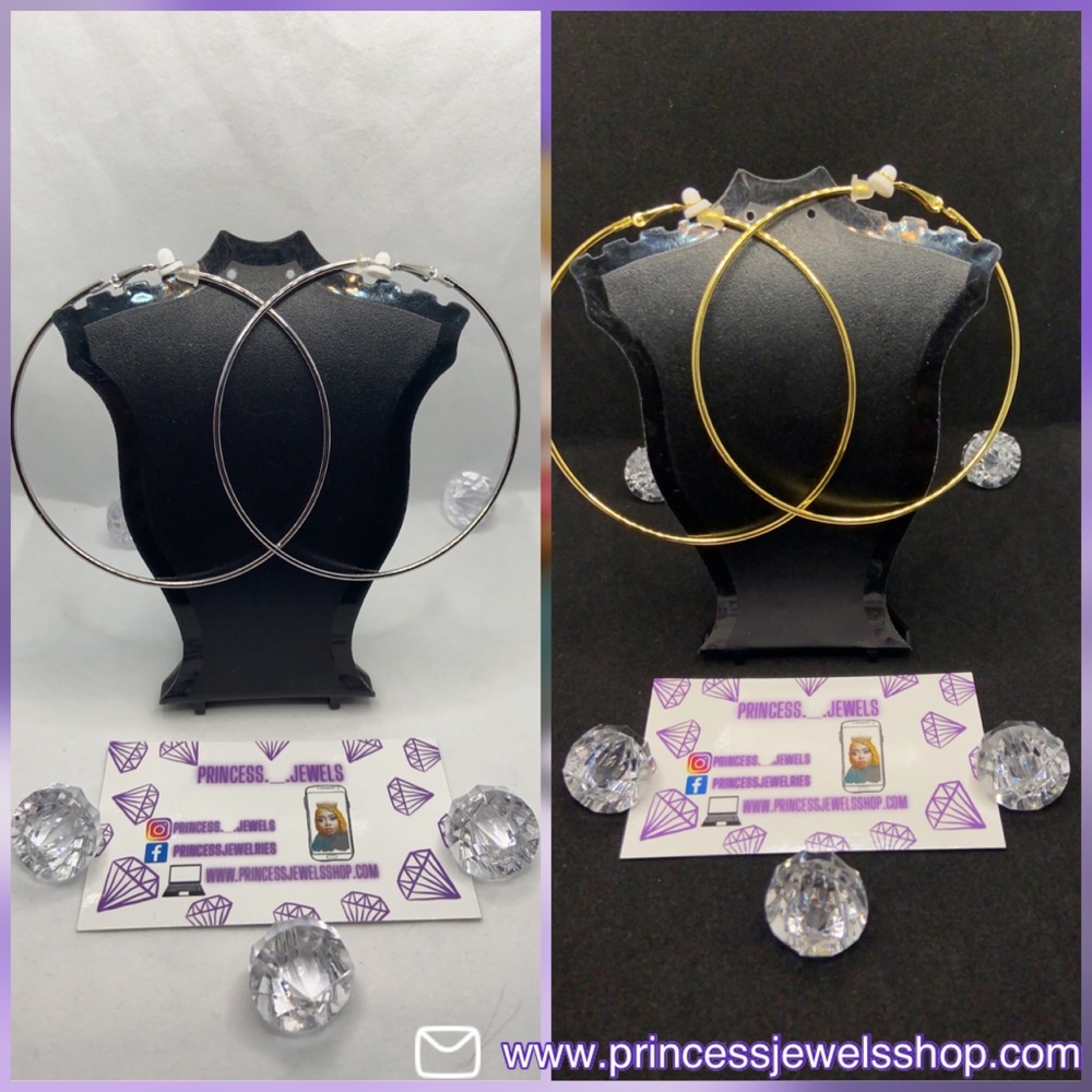 Clip On Hoop Earrings